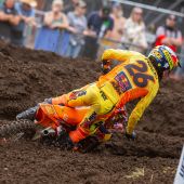 Jorge Prado von Red Bull  KTM im Kampf um Platz auf Podium