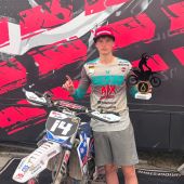 Sebastian Leok sicherte sich auf Bridgestone Reifen den Gesamtsieg im MX Youngster Cup