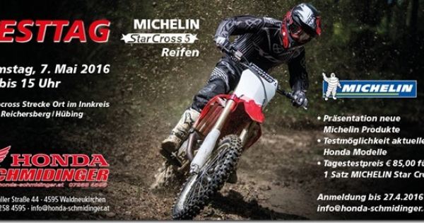 Michelin Starcross 5 Reifen Testtag Am 7 Mai 2016 In Ort Im Innkreis Motorradreporter