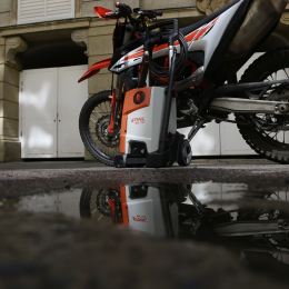 Motorradreinigung STIHL 110 Re Hochdruckreiniger