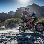 Die Red Bull KTM Factory Racing Fahrer hatten einen starken Start in die Desafio Ruta 40 Rally 2018. 