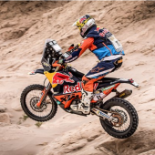 Der Red Bull KTM Factory Racing Pilot Toby Price hat eine beeindruckende fünfte Etappe der Desafio Ruta 40 im Jahr 2018 hinter sich gebracht.