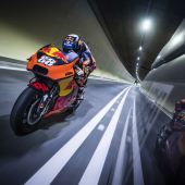 Miguel Oliveira mit KTM-Rennbike im Gleinalmtunnel