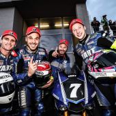 Das österreichische Yamaha Team YART Team gewinnt das 8h Rennen am Slovakiaring.