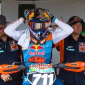 Rene Hofer zur EMX 250 in Teutschenthal/GER