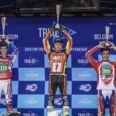 Marco Mempör 2. Platz Trial Weltmeisterschaftslauf  Belgien Klasse 125ccm