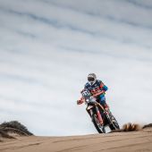 Sam Sunderland derzeit 2. bei der Atacama Rallye