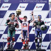 Marc Márquez, Honda Racing Corporation (HRC) und Repsol Honda Werksteamfahrer, sicherte sich nach dem spannenden Thai Grand Prix seinen sechsten MotoGP Weltmeistertitel.
