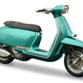 Innocenti SA, der Eigentümer der legendären italienischen Rollermarke Lambretta, stellt auf der EICMA 2019 in Mailand sein neues Flaggschiff vor.