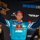 Es war eine aufregende Nacht für Brandon Hartranft und das Troy Lee Designs/Red Bull KTM Factory Racing Team.