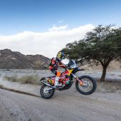Nach der verkürzten dritten Etappe verließen die Fahrer am vierten Tag der Rallye Dakar 2020 Neom und fuhren in Richtung Osten nach Al-'Ula.