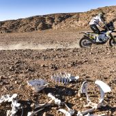 Andrew Short und Pablo Quintanilla von Rockstar Energy Husqvarna Factory Racing haben die vierte Etappe der Rallye Dakar 2020 sicher beendet.