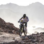 Pablo Quintanilla von Rockstar Energy Husqvarna Factory Racing hat sich auf einer extrem anspruchsvollen zweiten Etappe der Rallye Dakar 2020 mit dem dritten Platz durchgesetzt.