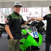 Andreas Kofler startet 2021 in der IDM 600 auf Kawasaki