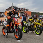 Lukas Höllbacher bei der Spanischen Supermoto Meisterschaft