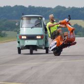 Spektakulärer Weltrekordversuch am Flugplatz in Hofkirchen /Traunkreis