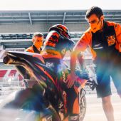 Der zweite eintägige IRTA-Test des Jahres 2021 hat für KTM bedeutet, dass die Arbeit auf dem Circuit de Barcelona-Catalunya nur ein paar Stunden nach dem ersten MotoGP-Rennsieg der Saison wieder aufgenommen wurde.