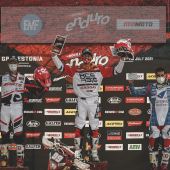 Heiß, trocken, staubig - und am Ende von zwei superanspruchsvollen Renntagen eine maximale WM-Punktausbeute für GASGAS Factory Racing und den flinken Italiener Andrea Verona! Heiß, trocken, staubig - und am Ende von zwei superanspruchsvollen Renntagen eine maximale WM-Punktausbeute für GASGAS Factory Racing und den flinken Italiener Andrea Verona! 