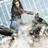 G-Star RAW und World Champion Stuntfrau Sarah Lezito: G-Forces vereint