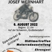 Bei Spanferkerkel, Oldtimer und Grillerei wird auch der Gedenkstein von J. Wernhart enthüllt