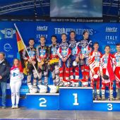 Die Trial Team-Weltmeisterschaft 2022, das „Trial of Nations“, mit den besten 3 Fahrern der jeweils teilnehmenden 23 Nationen, von Kanada bis Australien, ging heute Sonntag mit dem besten Ergebnis bisher für Österreich zu Ende.