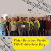 Zusammenhalt steht im Endurosport hoch - daher sammelte der Verein Enduro Sport Perg erfolgreich für die Kinder-Krebshilfe.