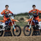 VRT KTM Werksjunioren bereit für das EMX Motocross 2023