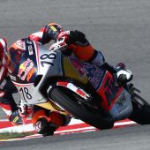 Jakob Rosenthaler im Red Bull MotoGP Rookies Cup in Portimao