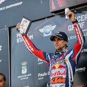 Josep Garcia von Red Bull KTM Factory Racing hat bei seinem Heimrennen, dem EnduroGP von Spanien, einen Doppelsieg in der Klasse Enduro1 errungen.
