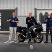 Weltpremiere der neuen BMW R 1300 GS am 28. September 2023 in der BMW Motorrad Welt in Berlin.