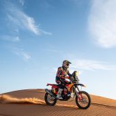 Toby Price von Red Bull KTM Factory Racing hat den Sieg bei der Rallye du Maroc 2023 errungen.