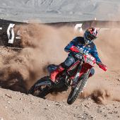 Andrea Verona von GASGAS Factory Racing kämpfte sich hart und erfolgreich durch das superharte 2023 FIM International Six Days Enduro in Argentinien.