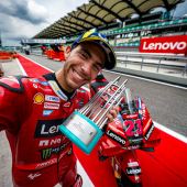 Doppeltes Podium für das Ducati Lenovo Team mit Francesco Bagnaia als Dritter.