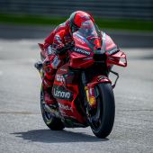 Der Meisterschaftsführende Francesco Bagnaia erlebte einen positiven Freitag auf dem Sepang Circuit. 