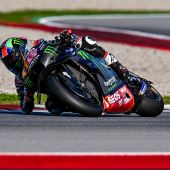 Die Monster Energy Yamaha MotoGP-Piloten Fabio Quartararo und Álex Rins kehrten heute auf den Circuit de Barcelona-Catalunya zurück, um ihr Testprogramm für 2025 zu starten.
