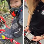 Was braucht es, um ein Enduro Motorrad für ein junges Girl leicht(er) fahrbar zu machen?  Wir verbauen dazu bestes Material und gewährleisten von Anfang an Sicherheit und Fahrspass. GIRLS HOBBY DRIVE FAZIT  -  ENDURO GAS GAS - EC 250 