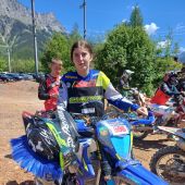 Jaymie Broers kommt aus den Niederlanden und ist zum ersten Mal am Red Bull Erzbergrodeo. Nachwuchs ist auch weiblich!