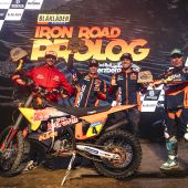 Josep Garcia (ESP, KTM) takes victory in the Blakläder Iron Road Prologue ahead of Andrea Verona (ITA, GASGAS) and Danny Sanders (AUS, KTM)!