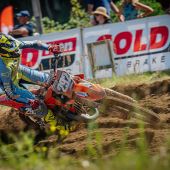 Schweres Wochenende für Ricardo Bauer beim ADAC MX Masters/ Tensfeld!