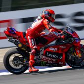 Marc Márquez führte in beiden Trainingssitzungen die Ergebnislisten an, Francesco Bagnaia beendete das Training auf dem dritten Platz.