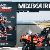 Pedro Acosta führt erneut die orangefarbene Fahrerliste für Red Bull KTM an, denn der 21-Jährige erkämpfte sich beim 13-Runden-Sprint in Victoria seinen dritten Samstagssieg der Saison.