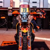 Red Bull KTM Factory Racing befindet sich in Riad zum Ruhetag der Dakar-Rallye, die sich zur Halbzeit des Events 2026 befindet.