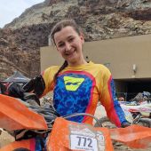 Patrycja Kulon ist eine der wenigen Teilnehmerinnen am Erzberg und liegt in der eigenen Klasse "Lady Cup" auf P4.