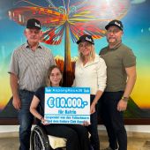 Das  Ergebnis der Charity Aktion beim DIMOCO AspangRace 2026 ist wieder überwältigend: Es wurden 10.000 € von den Teilnehmern  und  Enduro Club Aspang gespendet!