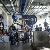 Indoor-Trial-Parcours am Red Bull Ring