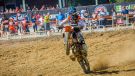 Joela Freudenthaler ist zum ersten Mal Siegerin des OPEN MČR-Rennens der Frauenklasse im Motocross!
